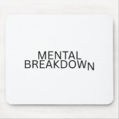Mental Breakdown Minimalist Precision Mouse Pad マウスパッド (正面)