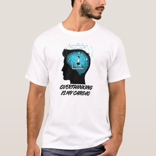 Mental Fitness Art – Train Your Mind Concept Tシャツ (正面)