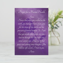 Mental Healthカードの修復祈りの言葉