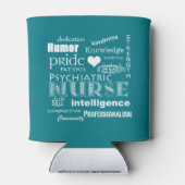 Mental Healthナース属性/白文字+ハート 缶クーラー (裏面)