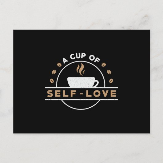 Mental Health A Cup Of Self-Love Care Awareness ポストカード (正面)
