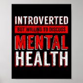 Mental Health Awareness Depression ポスター (正面)