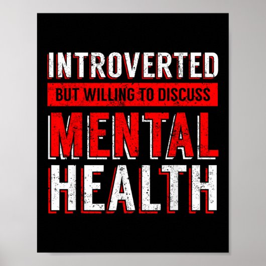 Mental Health Awareness Depression  ポスター (正面)