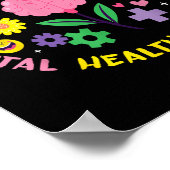 Mental Health Awareness Depression Suicide Prevent ポスター (角)