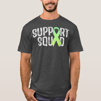 Mental Health Awareness Green Ribbon Support Squad Tシャツ
