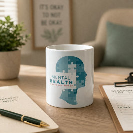 Mental Health Awareness Month コーヒーマグカップ
