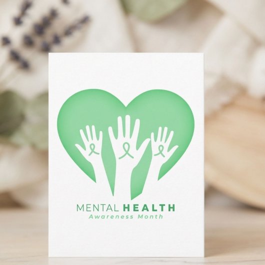 Mental Health Awareness Month ポストカード