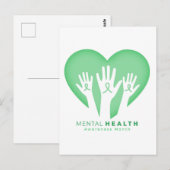 Mental Health Awareness Month ポストカード (正面/裏面)