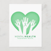 Mental Health Awareness Month ポストカード (正面)