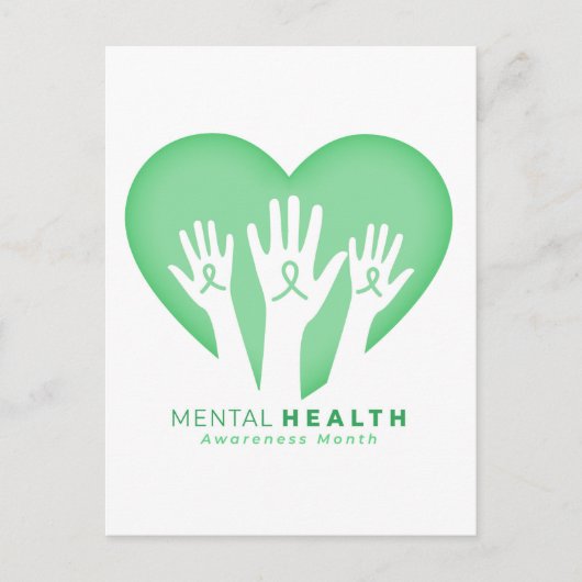 Mental Health Awareness Month ポストカード (正面)