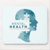 Mental Health Awareness Month マウスパッド (正面)