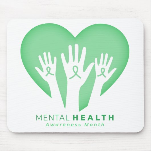 Mental Health Awareness Month マウスパッド (正面)
