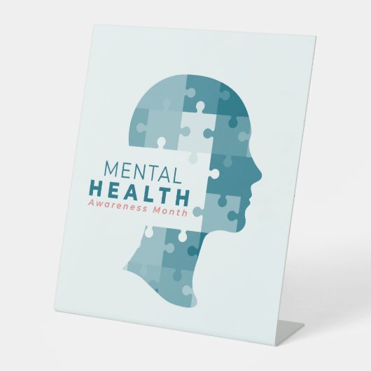 Mental Health Awareness Month 台座サイン (正面)