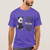 Mental Health Awareness Panda Tシャツ (正面)