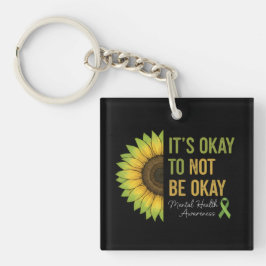 Mental Health Awareness Sunflower  キーホルダー