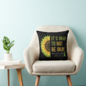 Mental Health Awareness Sunflower クッション (椅子)