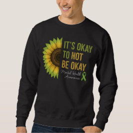 Mental Health Awareness Sunflower  スウェットシャツ