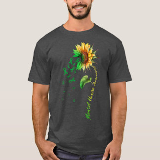 Mental Health Awareness Sunflower Premium Tシャツ
