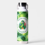 Mental Health Awareness - Support Strength Support ウォーターボトル<br><div class="desc">Water bottle to help spread awareness for mental health awareness. A green awareness ribbon with the words hope, strength and support.</div>