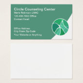 Mental Health Counseling Modern Minimalist (正面&裏面)
