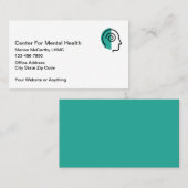 Mental Health Counselor Business Cards 名刺 (正面/裏面)