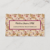 Mental Health Counselor Cherry Blossom Sakura  名刺 (正面)