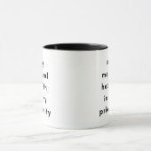 Mental Health First Motivational Mug for SelfLove マグカップ (中央)