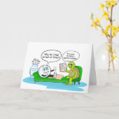 Mental Health Get Well, Golf Humor for Support カード (黄色い花)