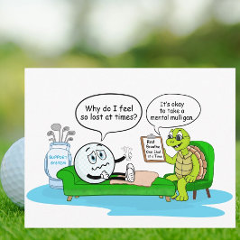 Mental Health Get Well, Golf Humor for Support ポストカード