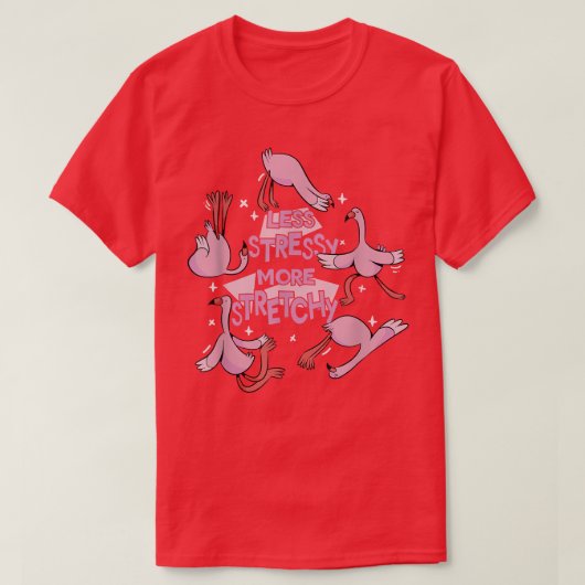 Mental Health Less Stressy More Stretchy T-Shirt 1 Tシャツ (デザイン正面)