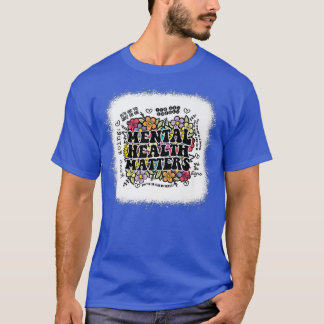 Mental Health Matters Gift Human Brain Illness Awa Tシャツ