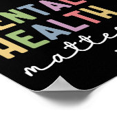 Mental Health Matters | Mental Health Awareness  ポスター (角)