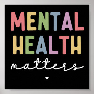 Mental Health Matters Mental Health Awareness ポスター