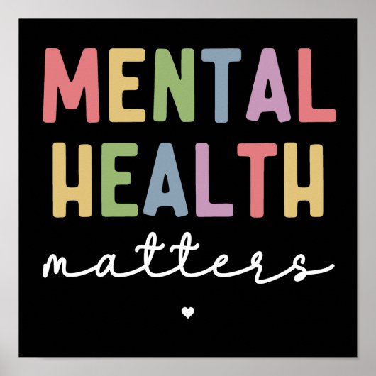 Mental Health Matters | Mental Health Awareness ポスター (正面)