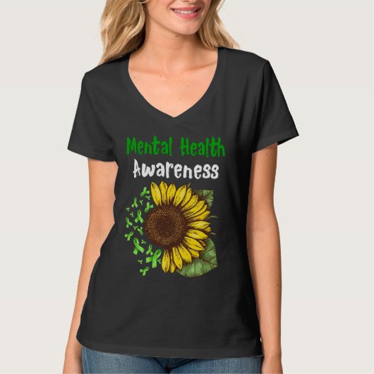Mental health mental health awareness awareness wo tシャツ (正面)