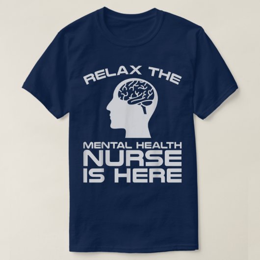 Mental Health Nurse Apparel - Funny Great Nurses D Tシャツ (デザイン正面)