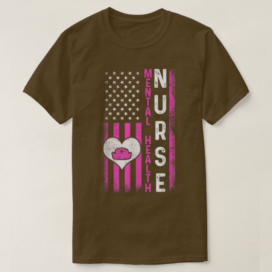 Mental Health Nurse Nursing Rn 5203 2376 Tシャツ (デザイン正面)