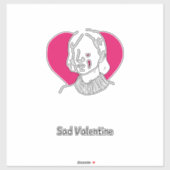 Mental Health Poster | Broken Heart Art Love シール (シート)