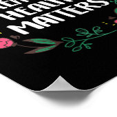 Mental Health Problems Awareness Suicide Preventio ポスター (角)