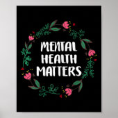 Mental Health Problems Awareness Suicide Preventio ポスター (正面)