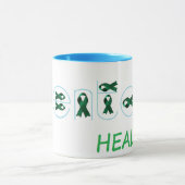 Mental Health Ribbonsサポートメッセージ マグカップ (中央)