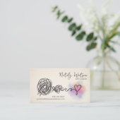 Mental Health Scribble to Heart Unraveling 名刺 (スタンド正面)