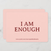 Mental Health & Self-Love Greeting Card for Her シーズンカード (正面/裏面)