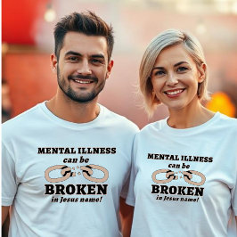 Mental Illness can be BROKEN Unisex Tシャツ