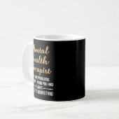 Mental Illness Health Counselor Gift - Therapist Q コーヒーマグカップ (正面左)