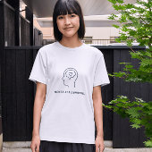 Mentally Elsewhere – Minimal Mental Health Sarcast Tシャツ