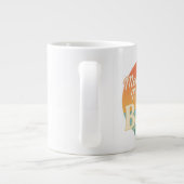 Mentally I’m in Bali – Retro Tropical Mug with Sun ジャンボコーヒーマグカップ (裏面)