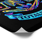 Mentally Ill But Totally Chill Skeleton  ポスター (角)