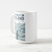 Mentally in Iceland Introvert Mug コーヒーマグカップ (正面左)