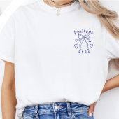 Mentally in Italy Coquette Bow Custom Destination Tシャツ